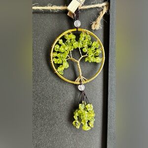 Green stone suncatcher